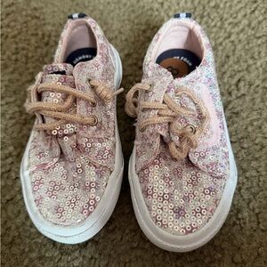 Sperry Sparkly Pink Kids Shoes brand new size 8